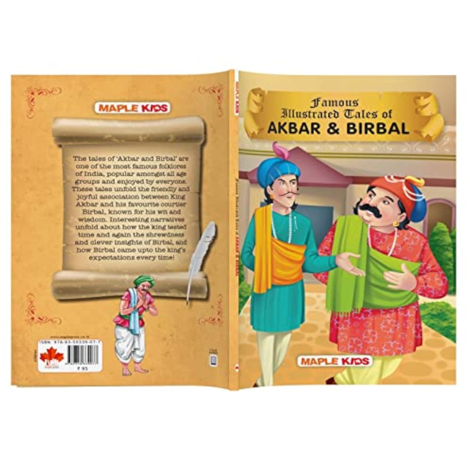 Akbar and Birbal Illustrated Story Book for Kids